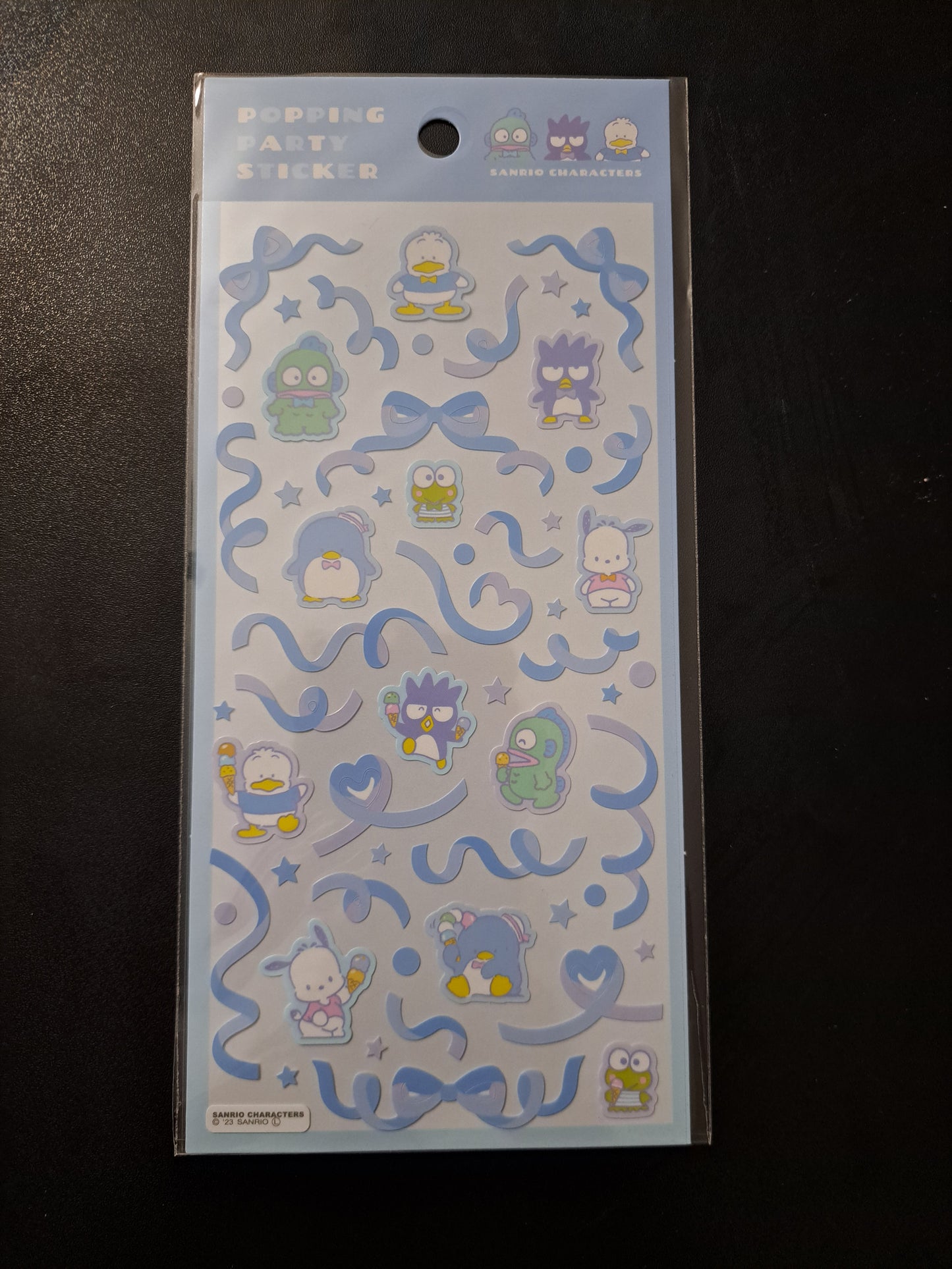 Sanrio Deco Stickers Blue