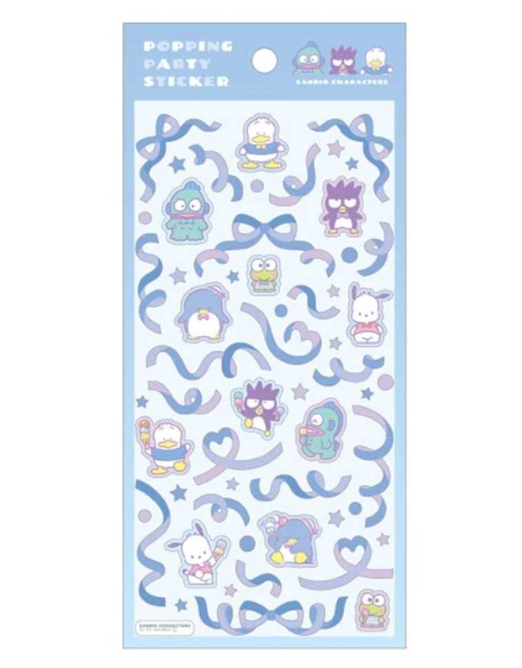 Sanrio Deco Stickers Blue