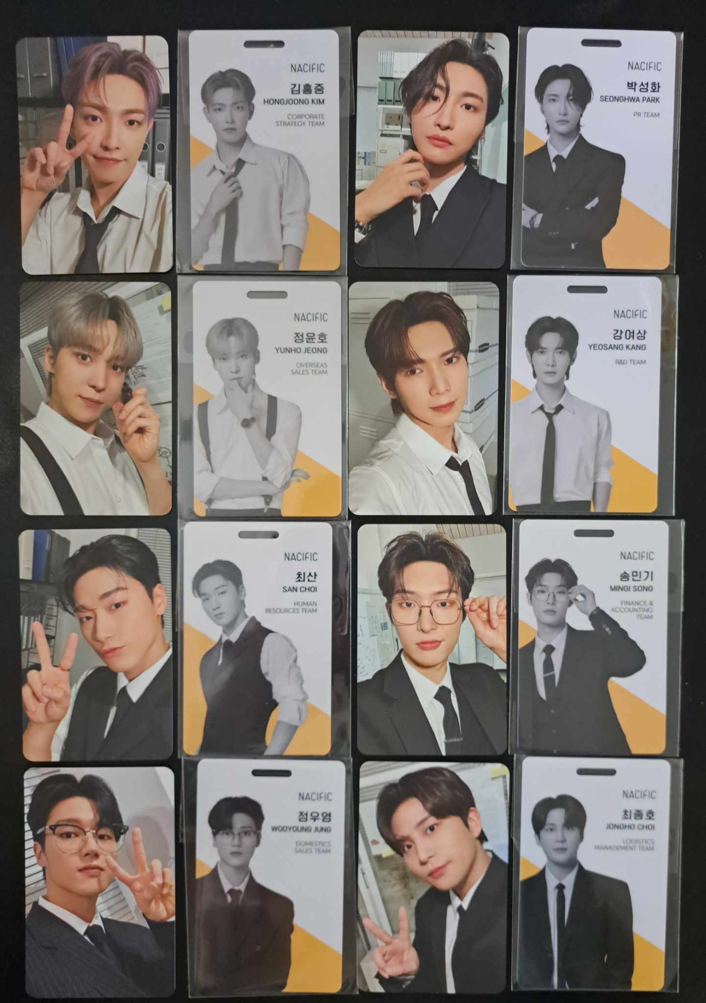 ATEEZ x Nacific Round Three Photocard and ID Badge Set