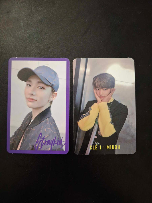 Stray Kids Miroh Hyunjin Photocards