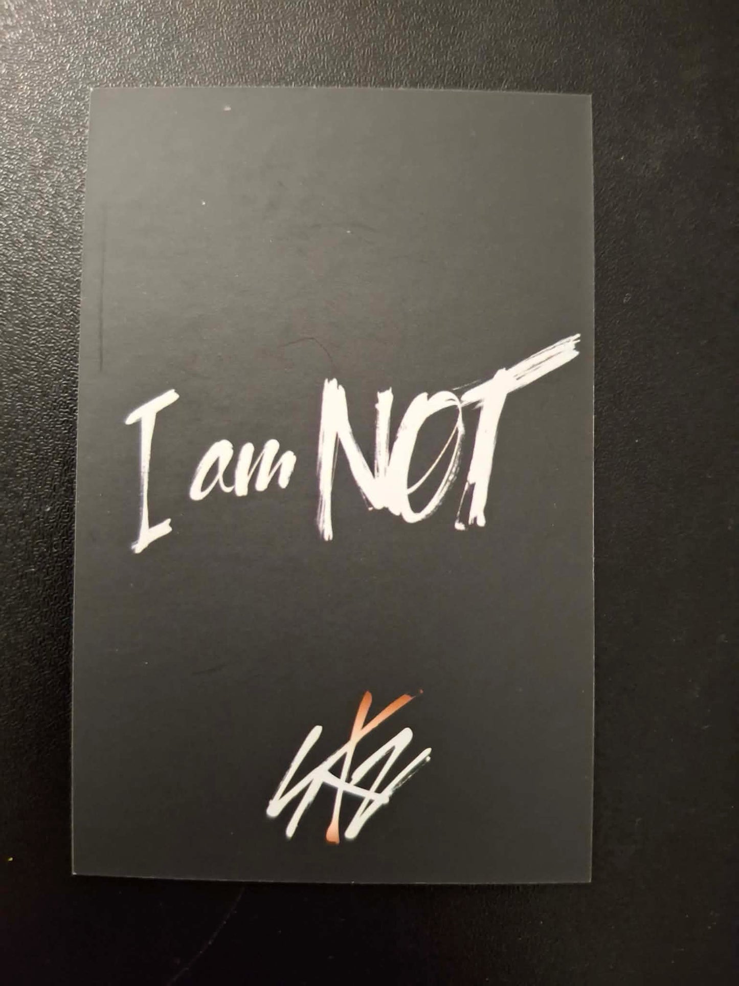 Stray Kids I Am Not Taiwan Edition Photocard Changbin