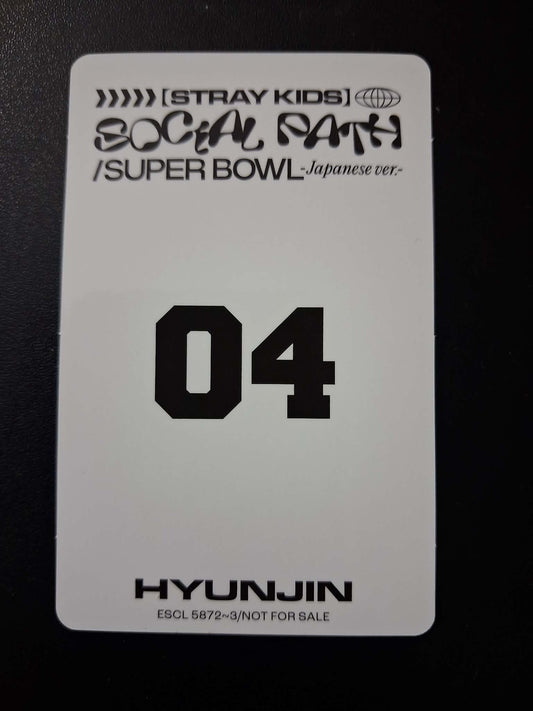 Stray Kids Social Path Hyunjin Limited B Edition Photocard A