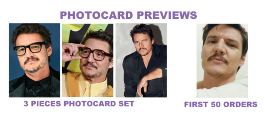 Pedro Pascal Holographic Photocard Set