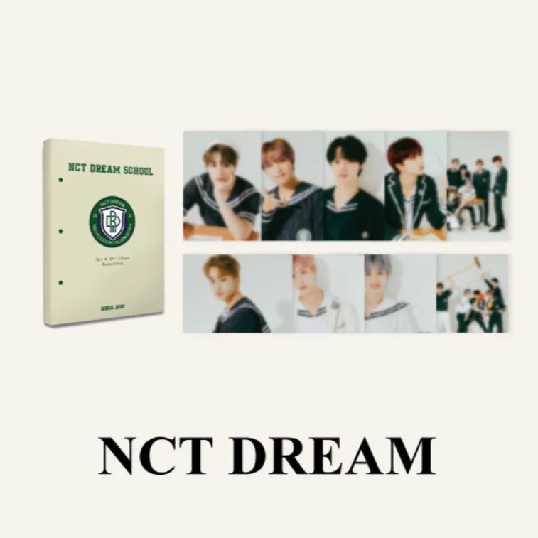 NCT Dream Back to School Kit - Hardcover Postcard Book Individual Postcards