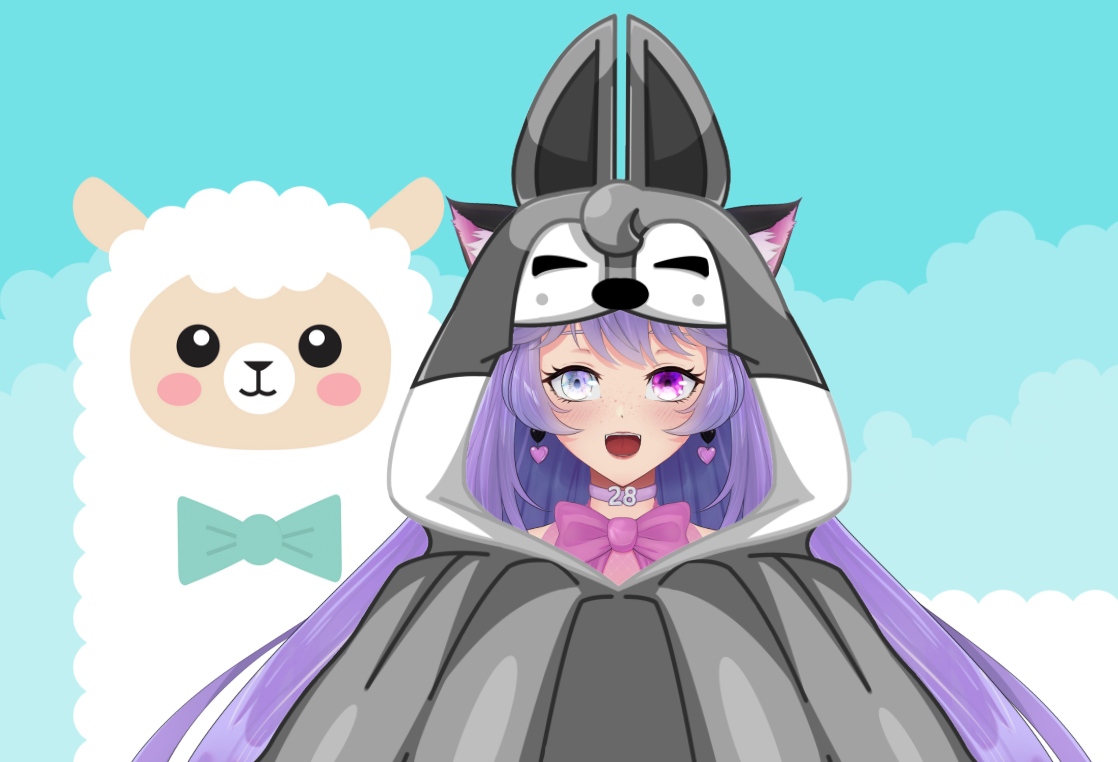 Stray Kids SKZOO Blanket Vtuber Asset Wolf Chan