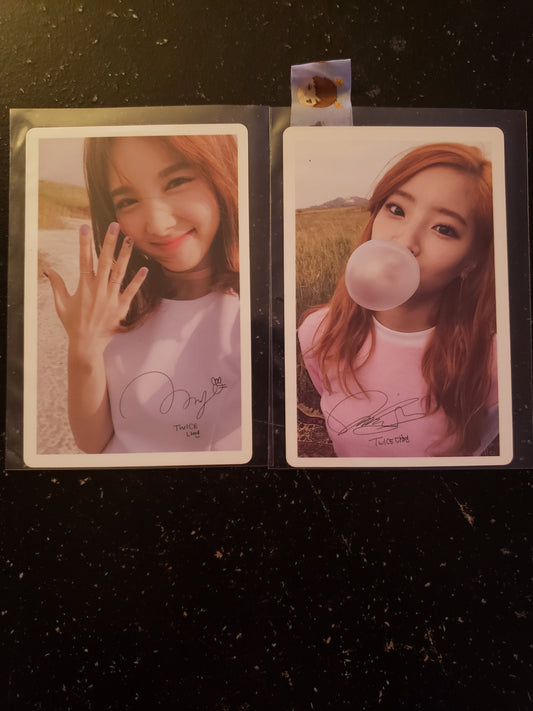 TWICE Pre-Order Photocards