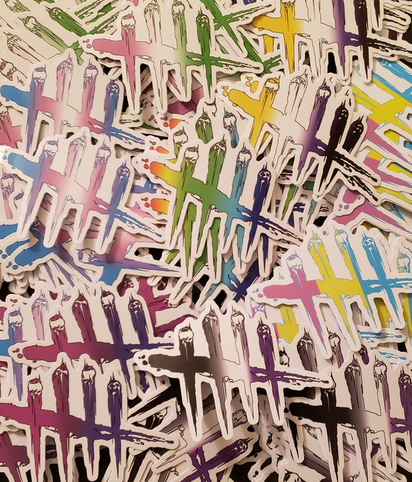 Dead by Daylight Pride Flag Stickers
