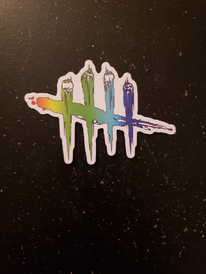 Dead by Daylight Pride Flag Stickers