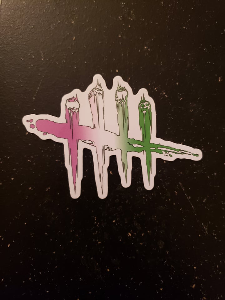 Dead by Daylight Pride Flag Stickers