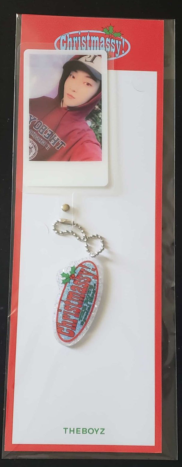 The Boyz Christmassy Photo Tag and Acrylic Keyring