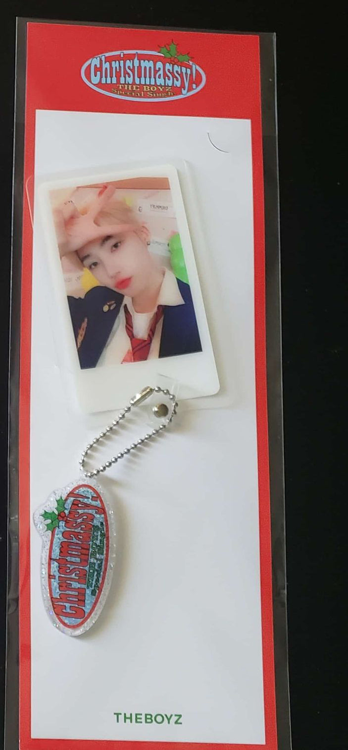 The Boyz Christmassy Photo Tag and Acrylic Keyring