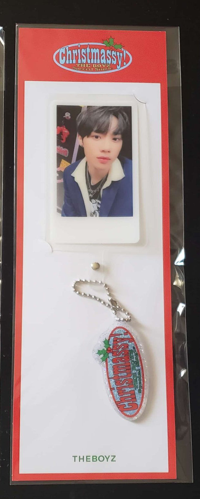 The Boyz Christmassy Photo Tag and Acrylic Keyring