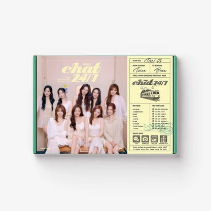 [PRE-ORDER] TWICE 2027 Japan Season's Greetings Chat 24/7 w/JYP Japan POB