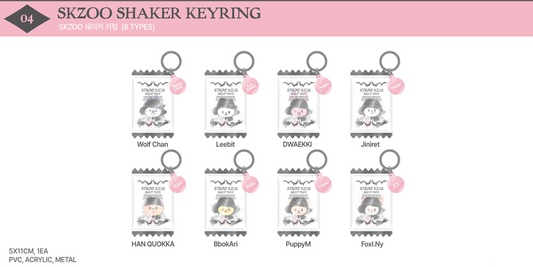 [Pre-Order] Stray Kids "Do It" Online Pop Up MD SKZOO Shaker Keyring