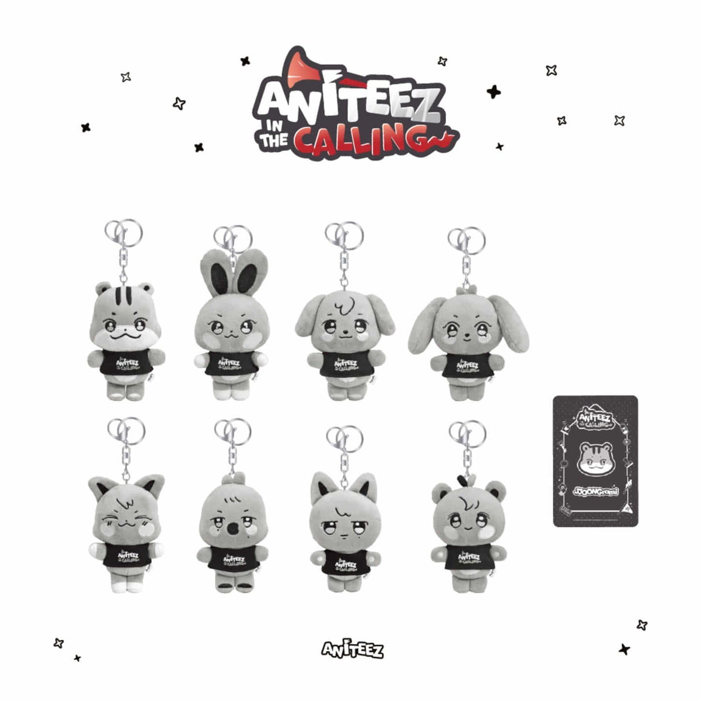[Pre-Order] ATEEZ x ANITEEZ in the Calling MD The Calling Aniteez Plush Keyring