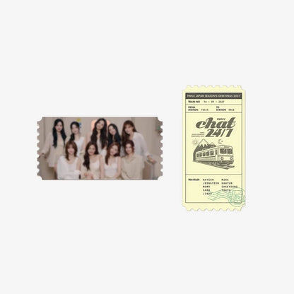[PRE-ORDER] TWICE 2027 Japan Season's Greetings Chat 24/7 w/JYP Japan POB