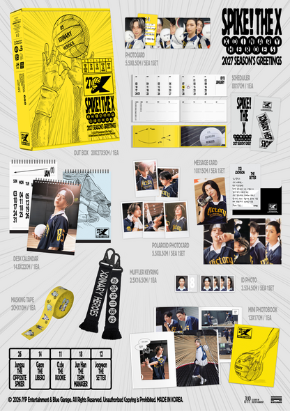 [PRE-ORDER] Xdinary Heroes 2027 Korean Season's Greetings "Spike! The X" w/Ktown4u POB Set
