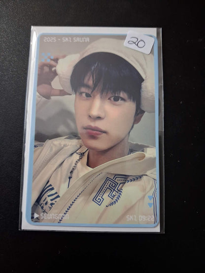 Stray Kids SKZ Sauna JYP Japan Pop Up Benefit Photocard