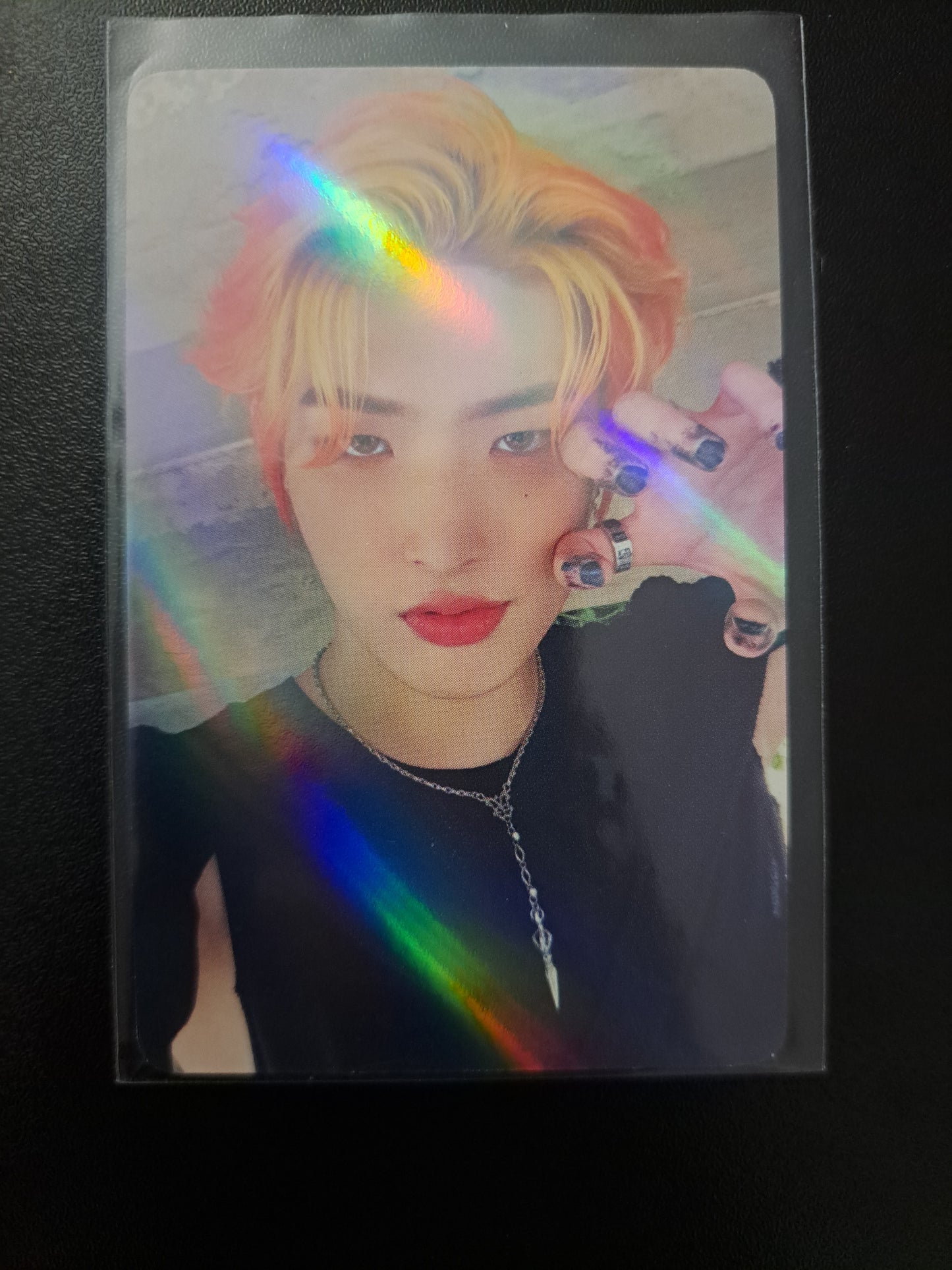 ATEEZ Spin Off From the Witness Makestar Holographic Mingi Photocard