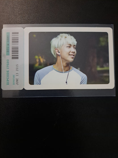 BTS RM 2nd Muster Zipcode 17520 Ticket Photocard