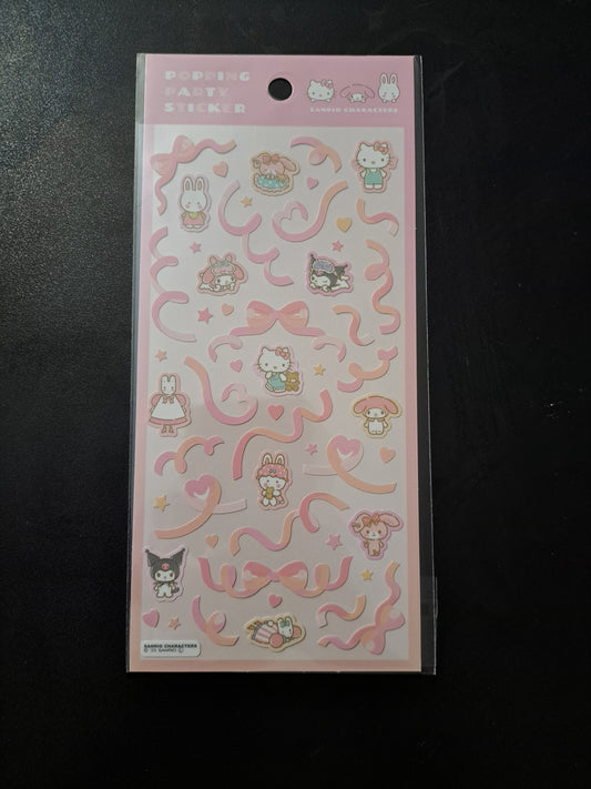 Sanrio Deco Stickers Pink