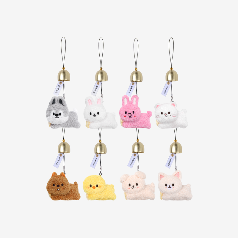 [Pre-Order] Stray Kids World Tour Run It SKZOO Plush Doorbell Keyring
