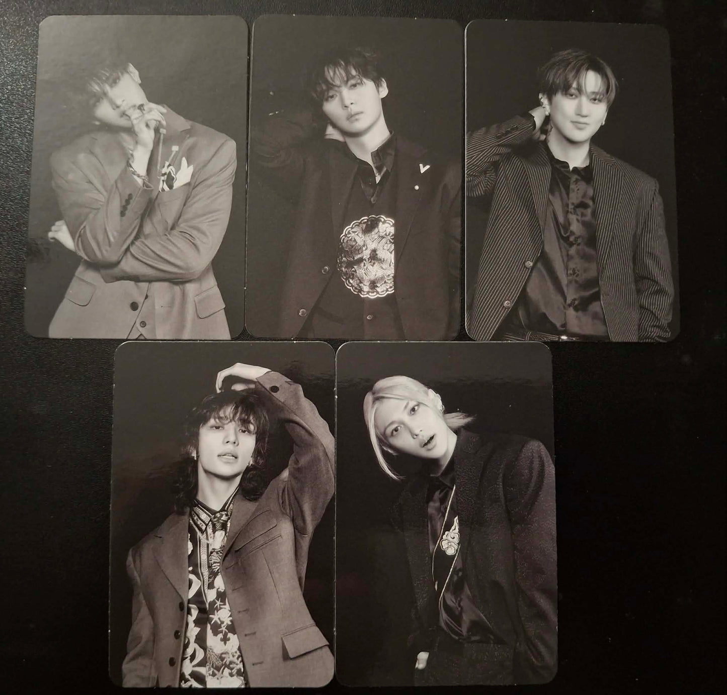 Stray Kids Hop Accordian Monochrome Photocards