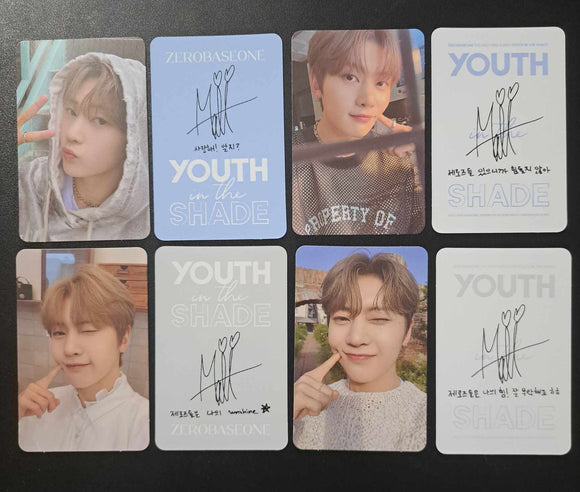 Zerobaseone Matthew Youth in the Shade Album Photocards