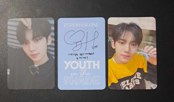 Zerobaseone Yujin Youth in the Shade Album Photocards