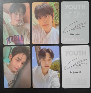 Zerobaseone Jiwoong Youth in the Shade Album Photocards