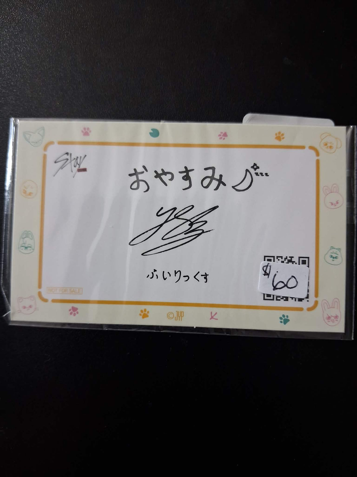 Stray Kids Stay Japan 6th Anniversary MD Signature Photocard Felix