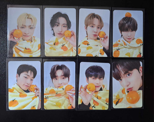 ATEEZ The World Episode Fin: Will Tangerine Blanket Photocards