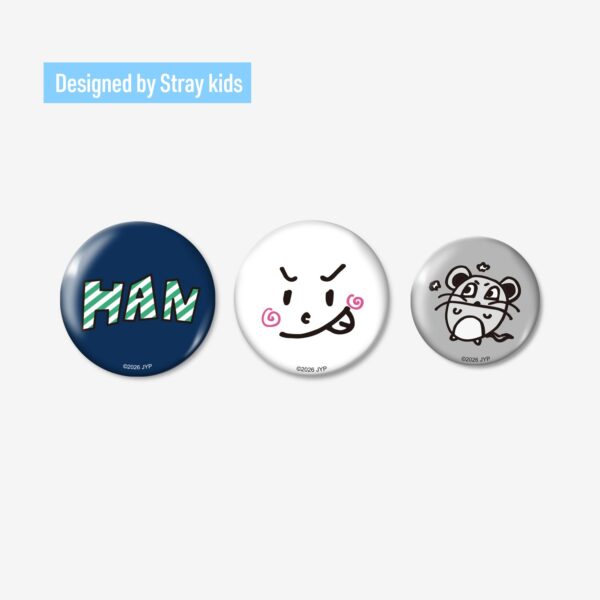 [PRE-ORDER] Stray Kids World Tour Run It Japan MD Badge Set