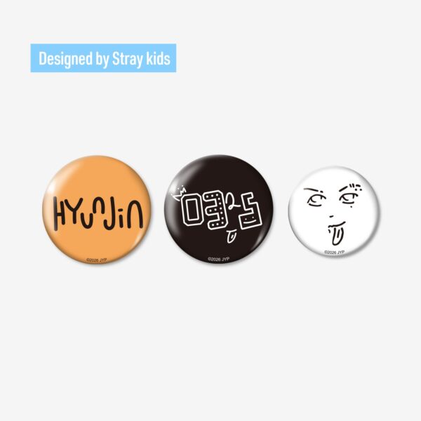 [PRE-ORDER] Stray Kids World Tour Run It Japan MD Badge Set