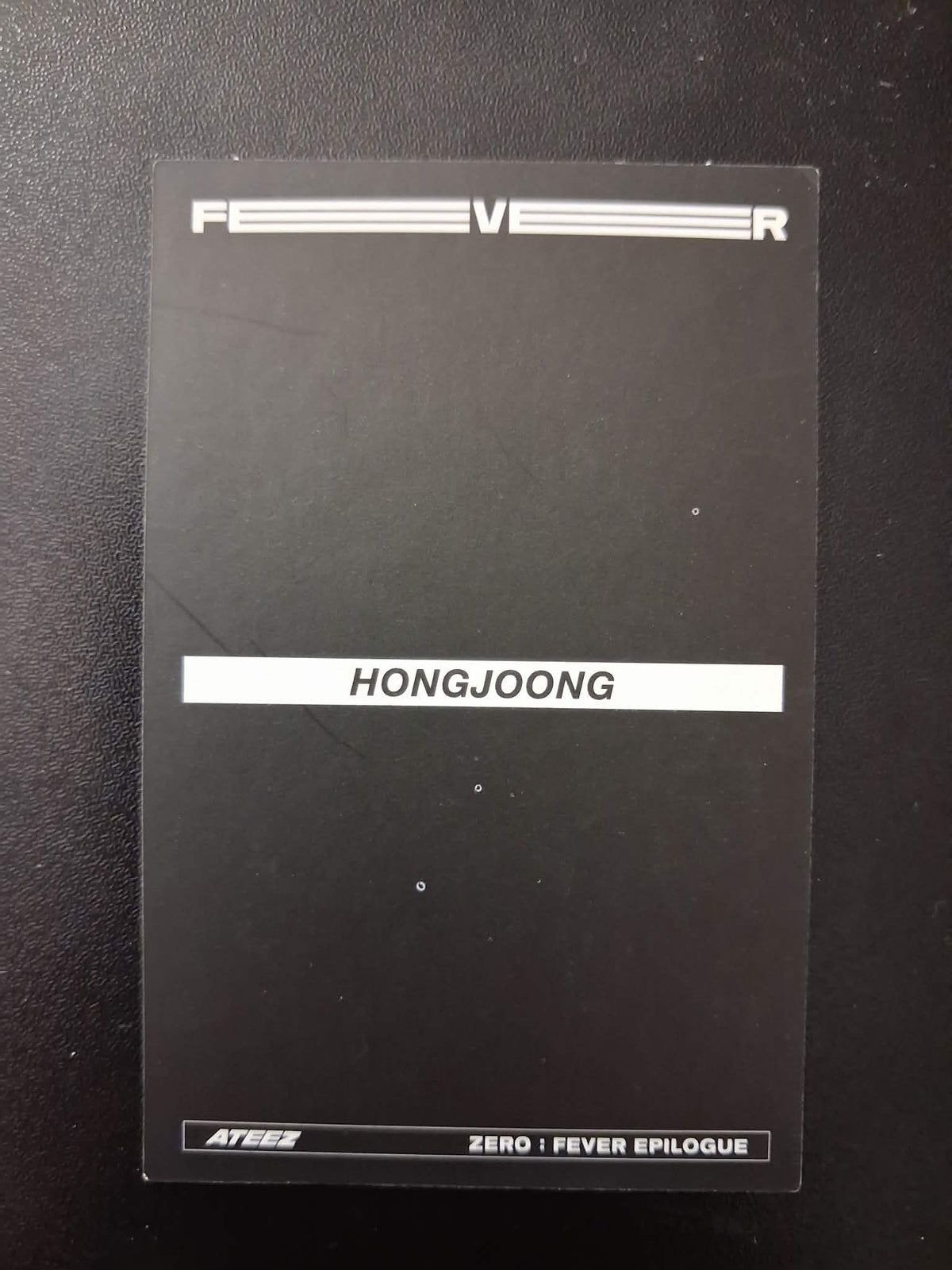 ATEEZ Fever Epilogue Hongjoong Hello82 Photocard