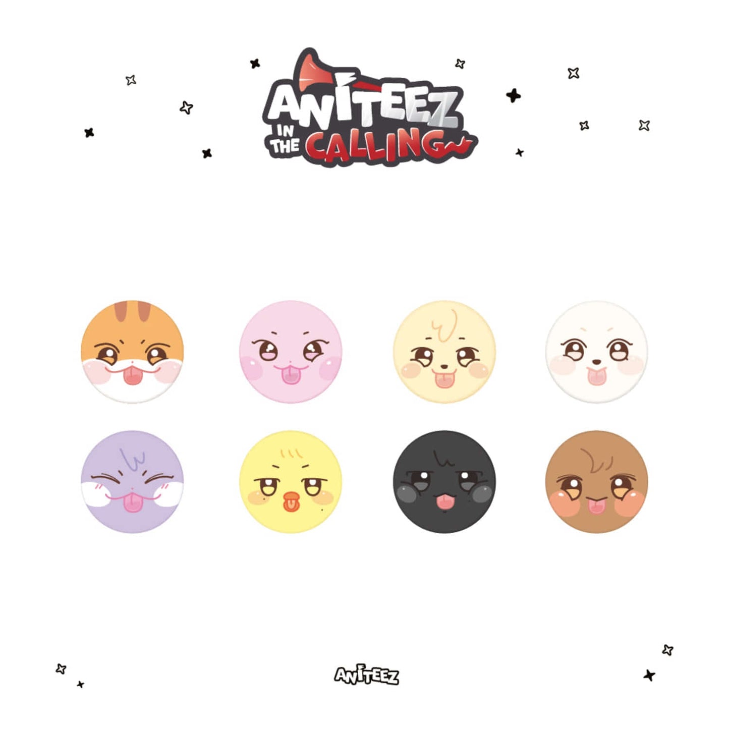 [Pre-Order] ATEEZ x ANITEEZ in the Calling MD Soft Pin Button