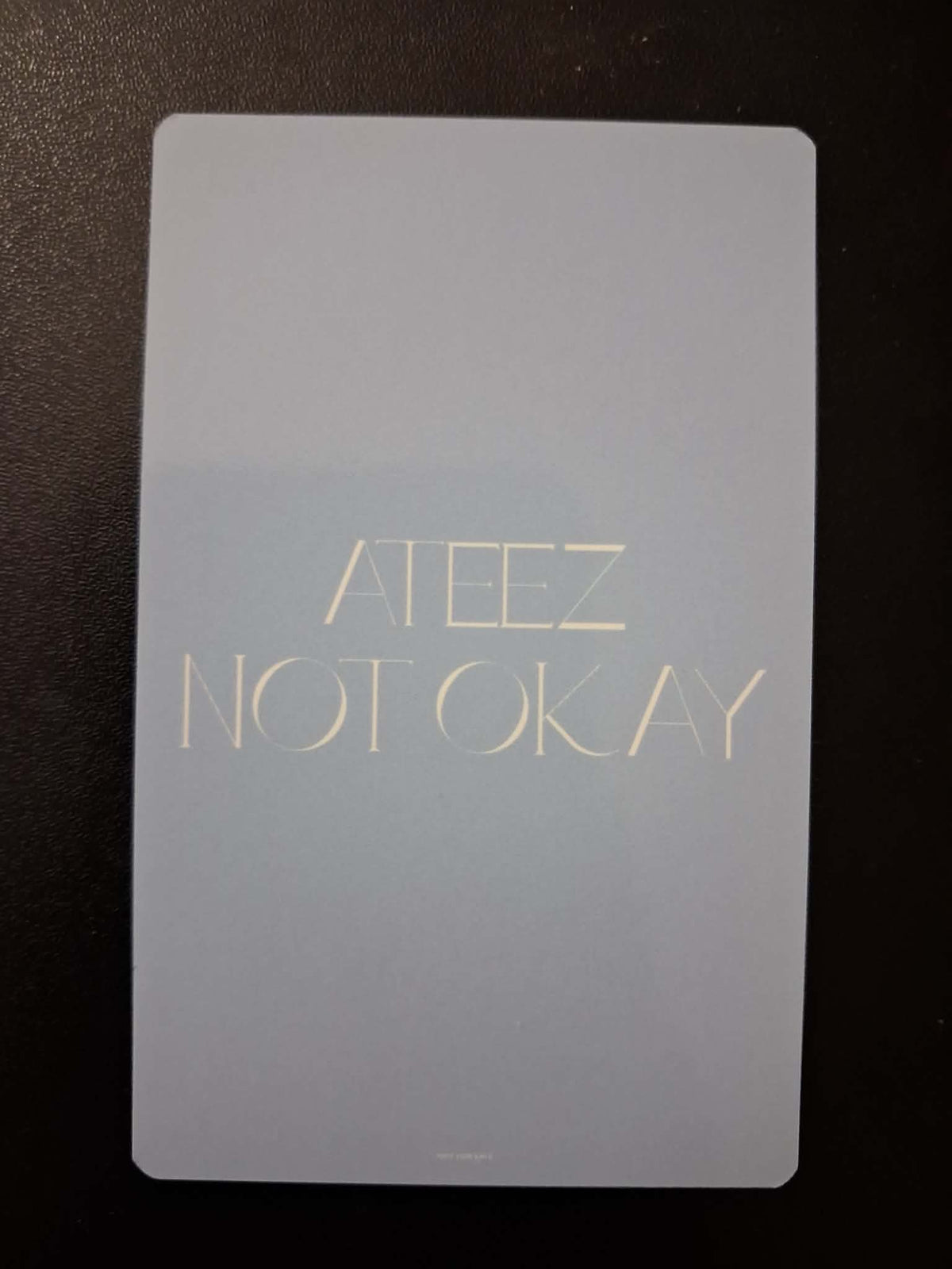 ATEEZ Not Okay Tower Records Lucky Draw Seonghwa Photocard