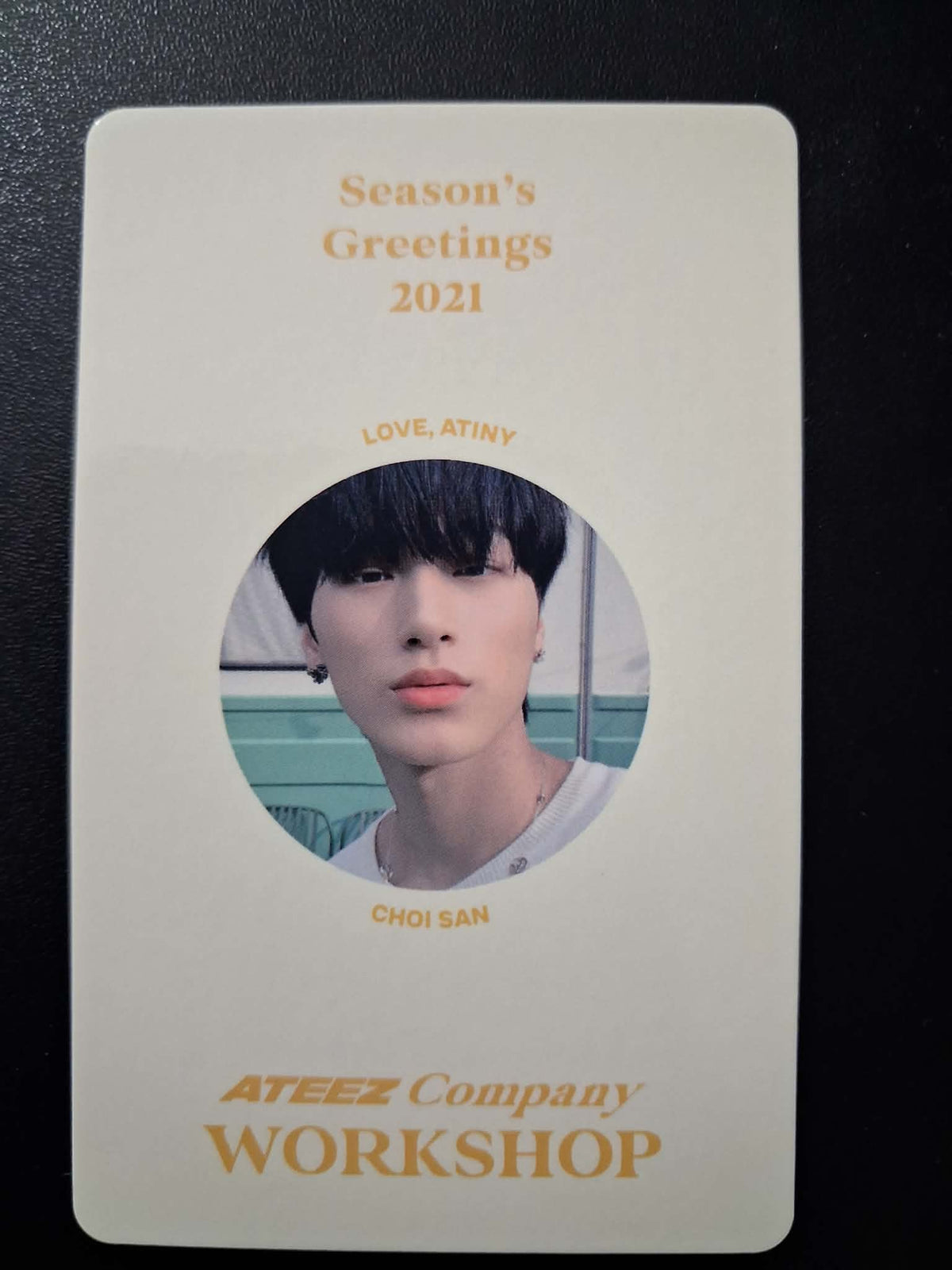 ATEEZ 2021 Season's Greetings Company Workshop San Photocard