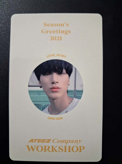 ATEEZ 2021 Season's Greetings Company Workshop San Photocard