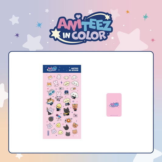 [Pre-Order] ATEEZ ANITEEZ in Color MD 22. Aniteez 3D Sticker