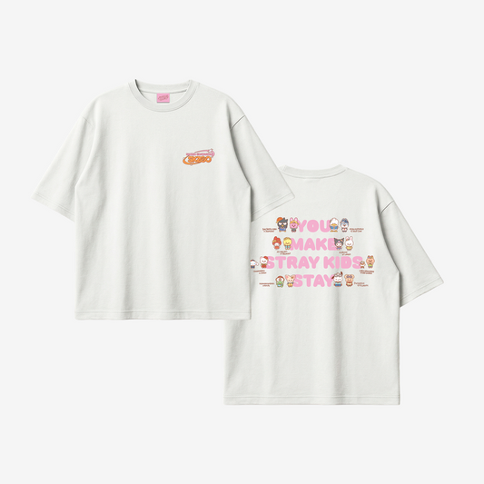 [Pre-Order] Stray Kids x Sanrio T-Shirt (Free Size)