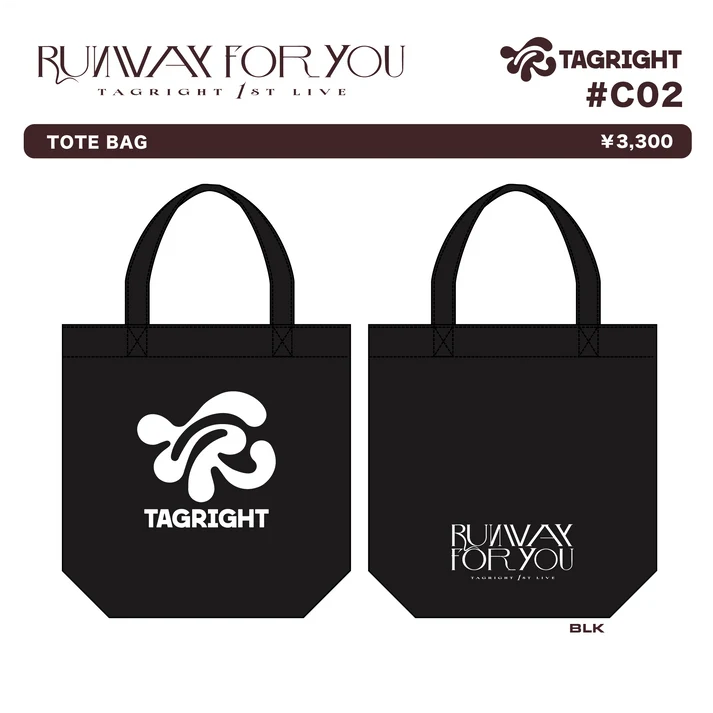 [Pre-Order] TAGRIGHT RUNWAY for YOU Tote Bag
