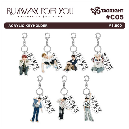[Pre-Order] TAGRIGHT RUNWAY for YOU Acrylic Keyholder