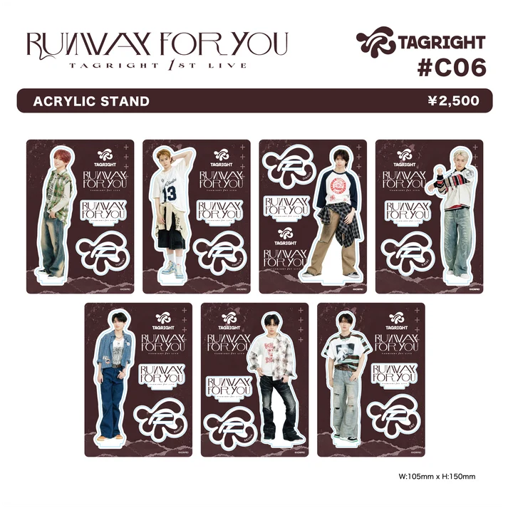 [Pre-Order] TAGRIGHT RUNWAY for YOU Acrylic Stand