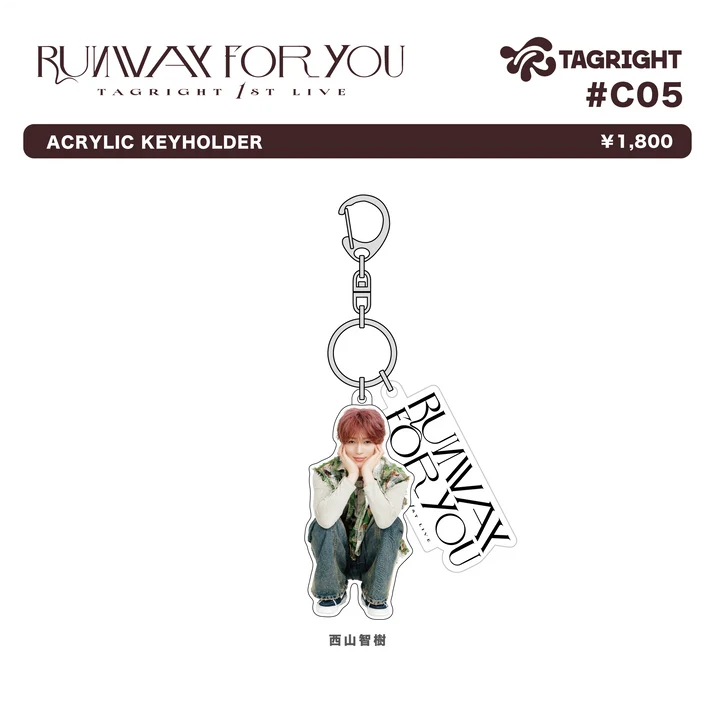 [Pre-Order] TAGRIGHT RUNWAY for YOU Acrylic Keyholder