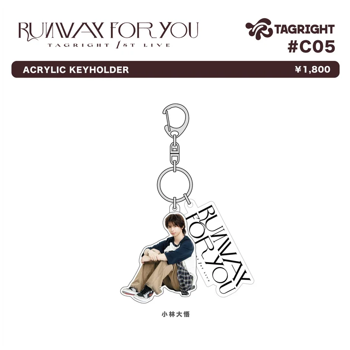 [Pre-Order] TAGRIGHT RUNWAY for YOU Acrylic Keyholder