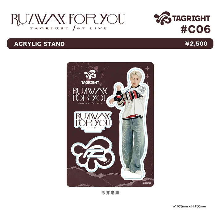 [Pre-Order] TAGRIGHT RUNWAY for YOU Acrylic Stand