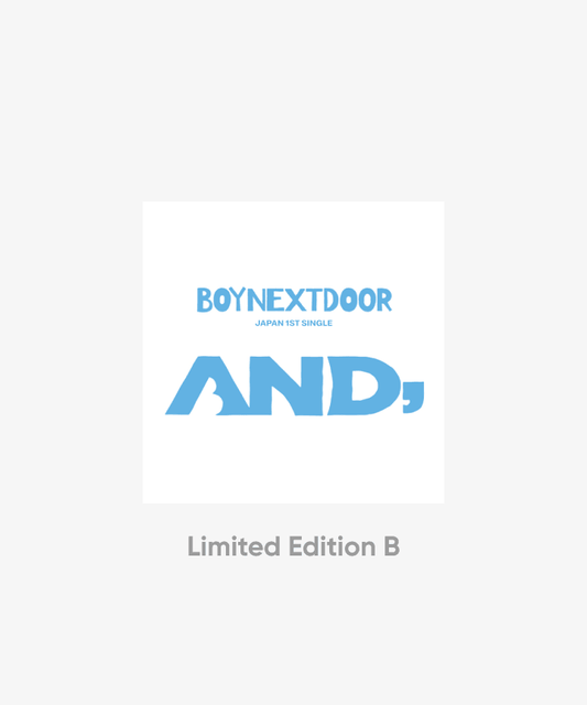 [Pre-Order] BOYNEXTDOOR AND, Japan Album Limited B
