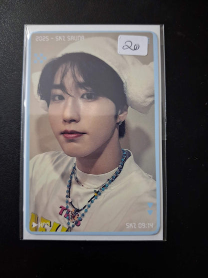 Stray Kids SKZ Sauna JYP Japan Pop Up Benefit Photocard