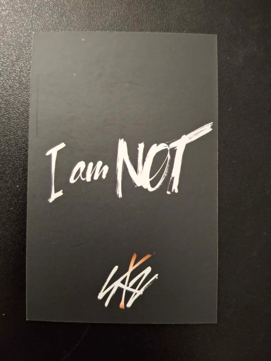 Stray Kids I Am Not Taiwan Edition Photocard Changbin